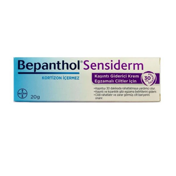 Bepanthol Sensiderm Krem 20 Gr - SKT:11/2027 - 2