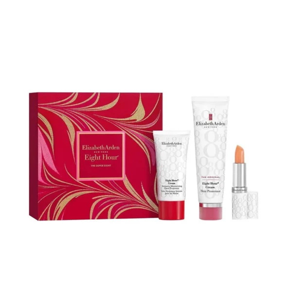 Elizabeth Arden Eight Hour Yüz Kremi 50ML + Lip Stick SPF15 3.7Gr El Kremi 30ML 3lü Set