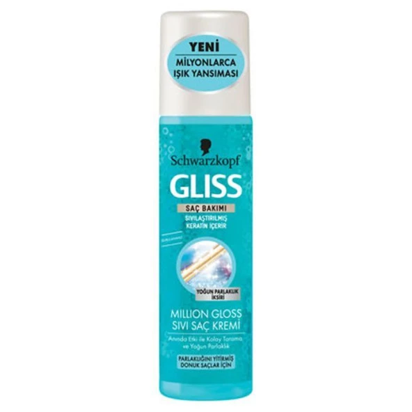 Gliss Sıvı Saç Kremi 200 ml Million Gloss