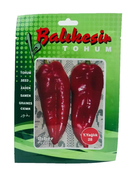 BALIKESİR TOHUMCULUK BİBER TOHUMU Y.YAĞLIK (10 GR)