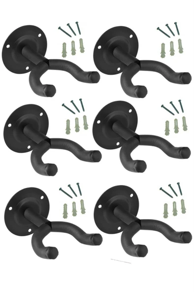 Lastvoice Gds-333 (6X) Gitar Duvar Askısı Standı Aparatı (6'lı Paket) ürün görseli 1