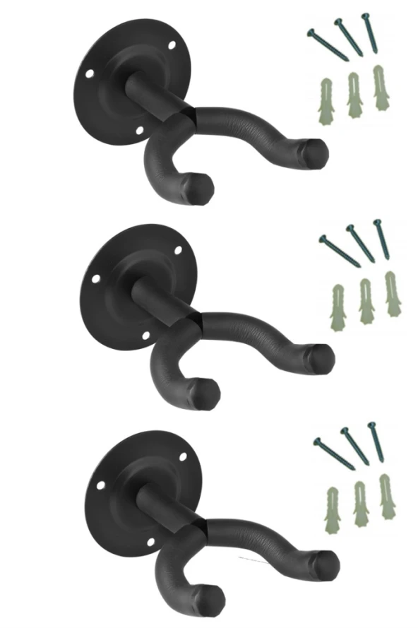 Lastvoice Gds-333 (3X) Gitar Duvar Askı Standı Aparatı (3lü Paket) - 1