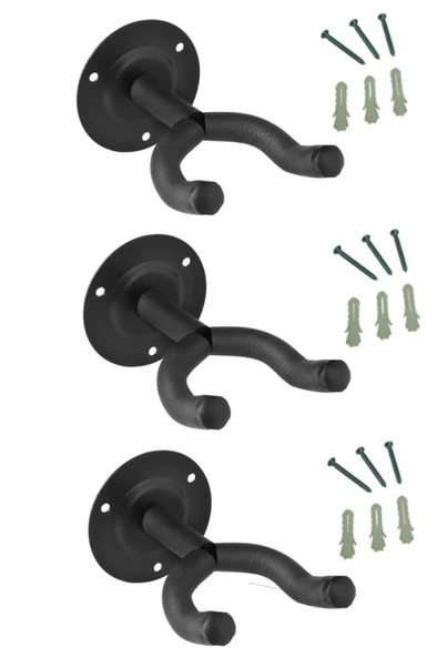 Lastvoice Gds-333 (3X) Gitar Duvar Askı Standı Aparatı (3'lü Paket) ürün görseli 1