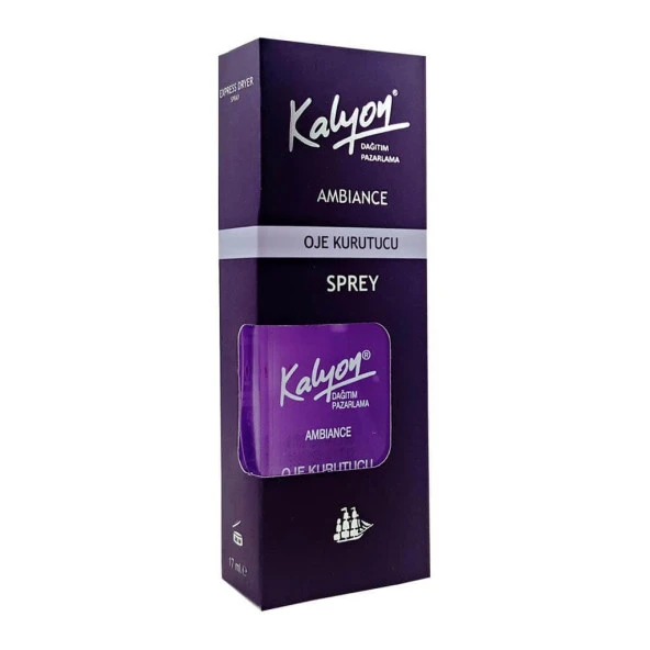 Kalyon Oje Kurutucu ve Tırnak Eti Nemlendirici Sprey 17 ml - 2