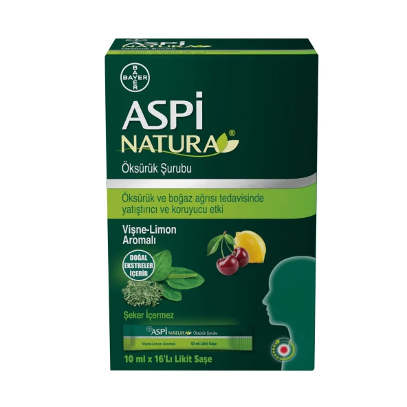 Aspinatura Öksürük Şurubu 16 Saşe 10 ml