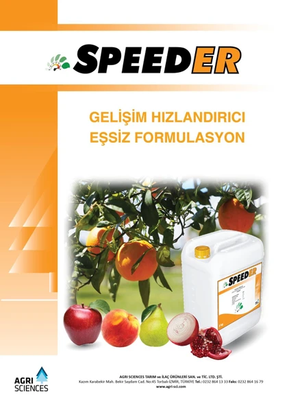AGRI SCIENCES SPEEDER (20 LT) MUHTEŞEM HIZLANDIRICI KÖKLENDİRİCİ