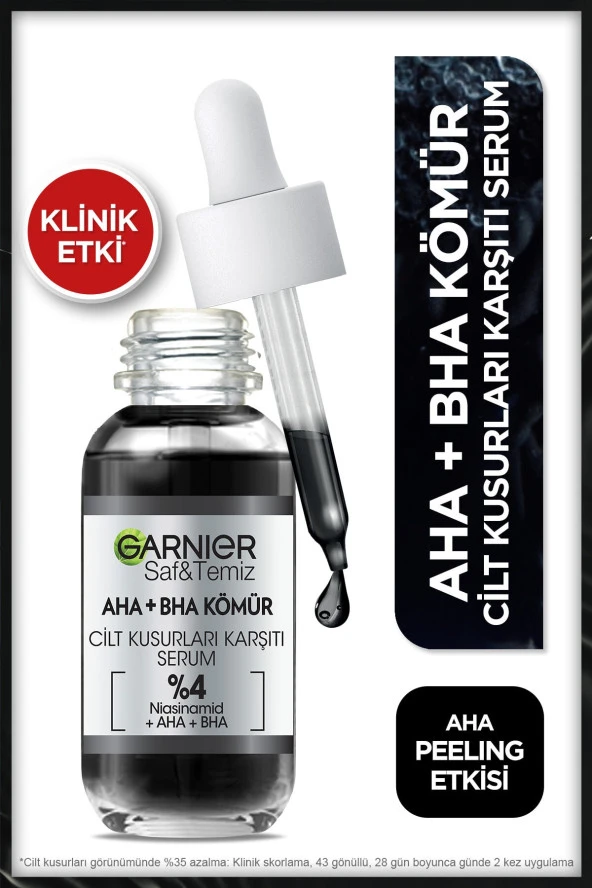 Garnier AHA+BHA Cilt Kusurları Karşıtı Serum %4 [N