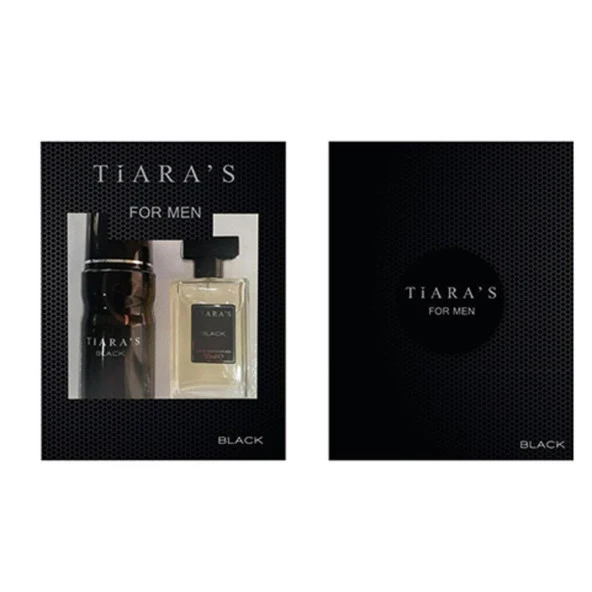 Tiaras Black Set 50 ml Edt + 150 ml Deodorant Him Erkek