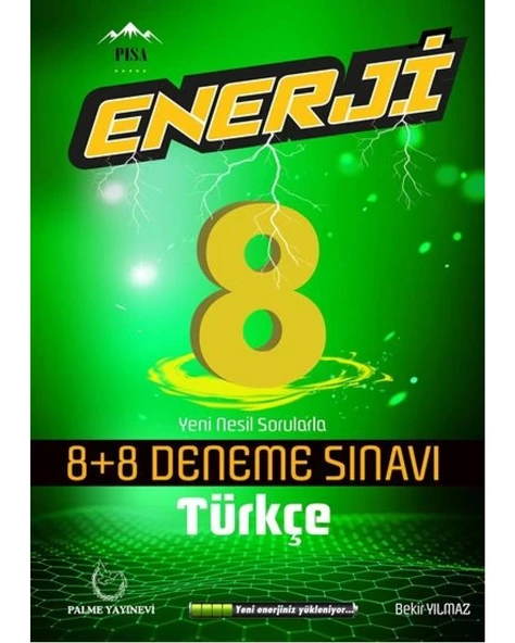 LGS 8.SINIF ENERJİ TÜRKÇE 8+8 DENEME
