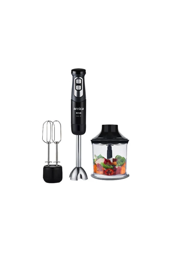 Arnıca Gh21595 Dıva El Blender Setı Sıyah