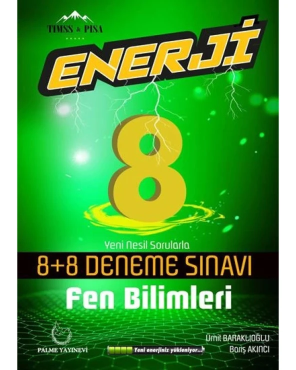 LGS 8.SINIF ENERJİ FEN BİLİMLERİ 8+8 DENEME