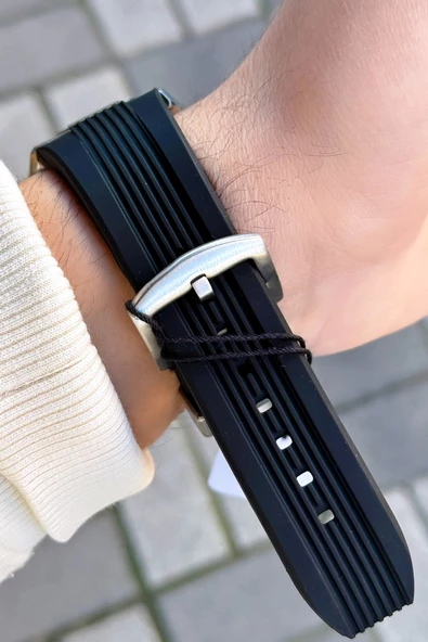 Ferrucci Function FCF.03256FS.02 Silikon Kordon Erkek Kol Saati - Resim 3