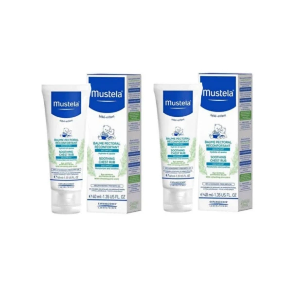 Mustela Soothing Chest Rub Rahatlatıcı Göğüs Balsamı 40 Ml - SKT:07/2026