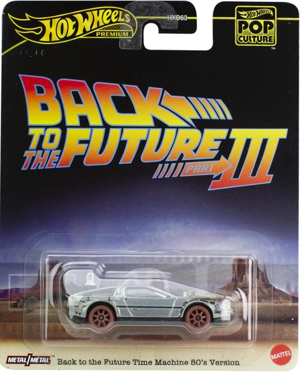 Hot Wheels Premium Pop Culture Back To The Future Time Machine HXD99 ürün görseli