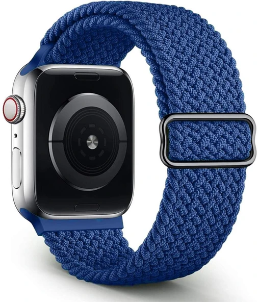 Apple Watch 10 42mm - 38/40/41mm Kordon Örgü Tokalı Kordon 2/3/4/5/6/se/7/8/9 - 12