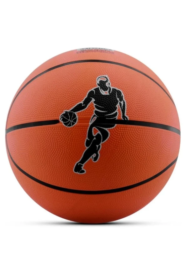 Orijinal Basketbol Topu Iç Dış Mekan Pompa Hediyeli 7 Numara Turuncu - 3