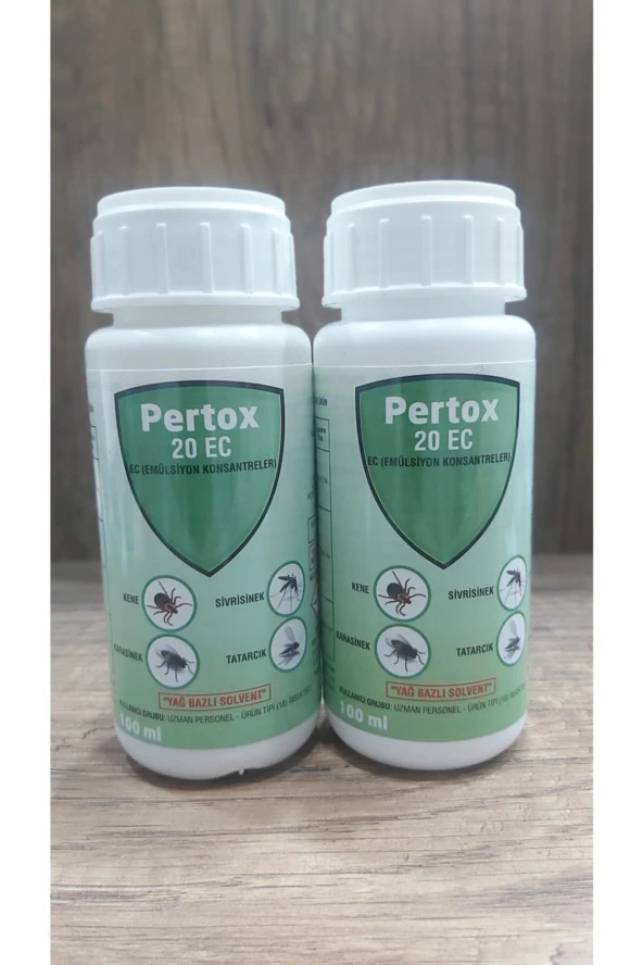 2 Adet Pertox 20ec 100ml Haşere Ilacı (permethrin)