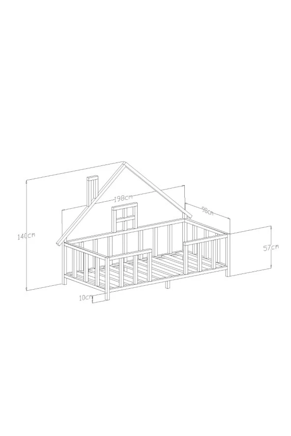GİVAYO WOOD'SLİGHT MONTESSORİ YATAK - 3