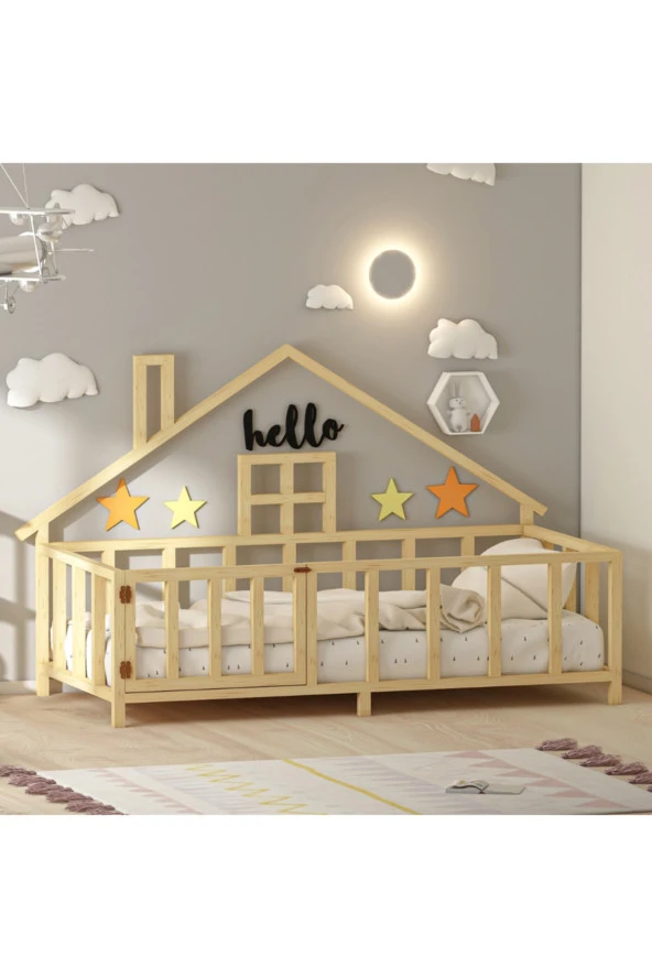 GİVAYO WOOD'SHAUSE MONTESSORİ YATAK KAPILI - 2