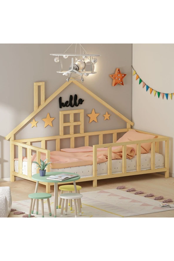 GİVAYO WOOD'SHAUS MONTESSORİ YATAK ÇAM