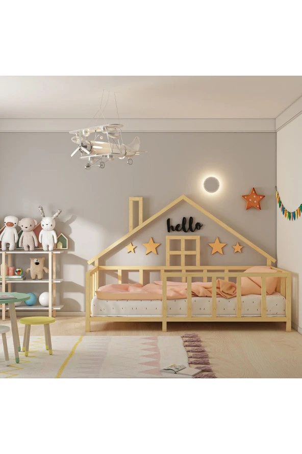 GİVAYO WOOD'SHAUS MONTESSORİ YATAK ÇAM - 3