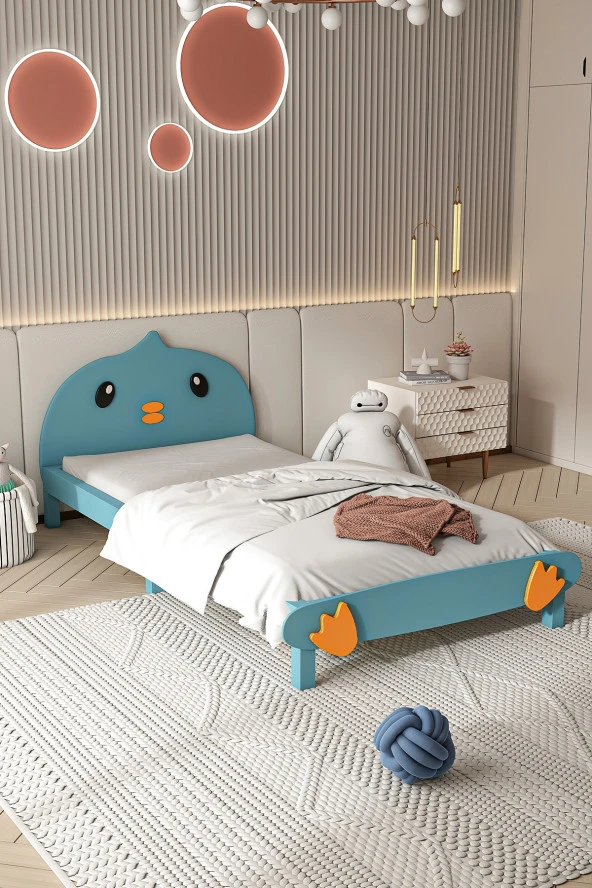 GİVAYO WOOD'S DUCKY MONTESSORİ YATAK AHŞAP MDF - Resim 3