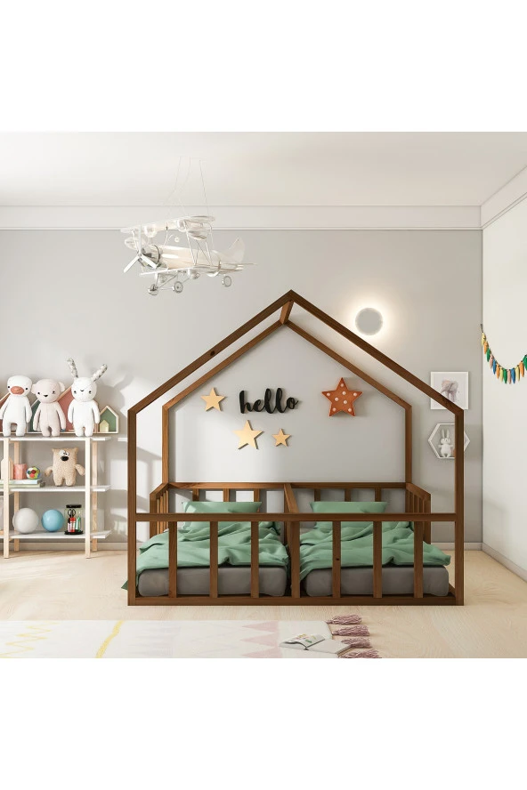 GİVAYO WOOD'SDAİSY MONTESSORİ YATAK CEVİZ 80X180 - 2