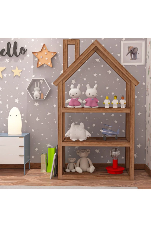 GİVAYO WOOD'SHAUS ÇOCUK ODASI RAF&KİTAPLIK - 2