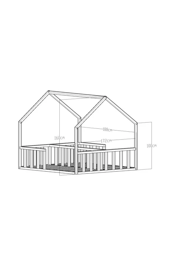 GİVAYO WOOD'SDAİSY MONTESSORİ YATAK CEVİZ 80X180 - 3