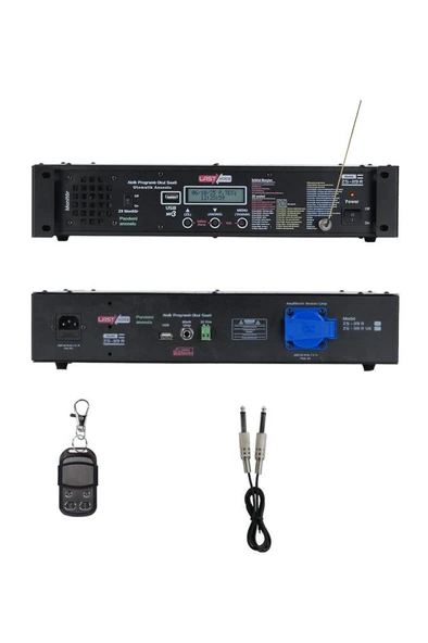 Lastvoice ZS-119R USB Kumandalı Okul Zili (Pandemi Anonsu İstiklal Marşı) ürün görseli 1