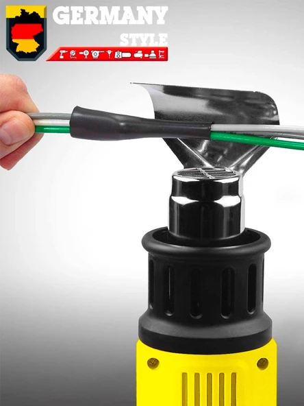 Germany Style 99975VFX Premium Kademeli Sıcak Hava Tabancası Isı Makinesi 2000 Watt - 3