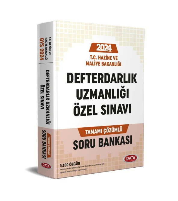 Data Yayınları T.C. Hazine ve Maliye Bakanlığı Defterdarlık Uzmanlığı Özel Sınavı Soru Bankası