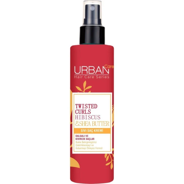Urban Care Hibiscus ve Shea Yağı İçeren Bukle Belirginleştirici Sıvı Saç Bakım Kremi 200 ml - 2
