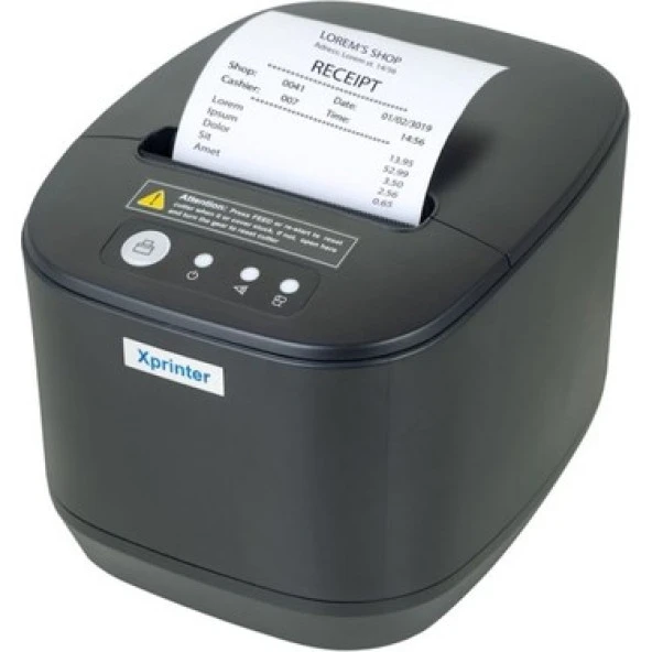 Xprinter Xp-Q810 + Usb + Ethernet Termal Fiş Yazıcı