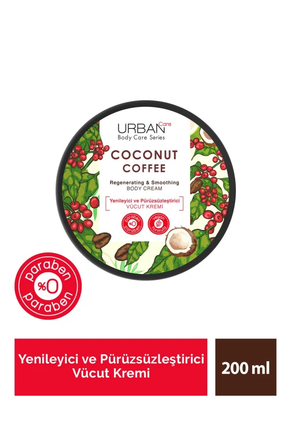 Urban Care Coconut Coffee Vücut Kremi 200 ml