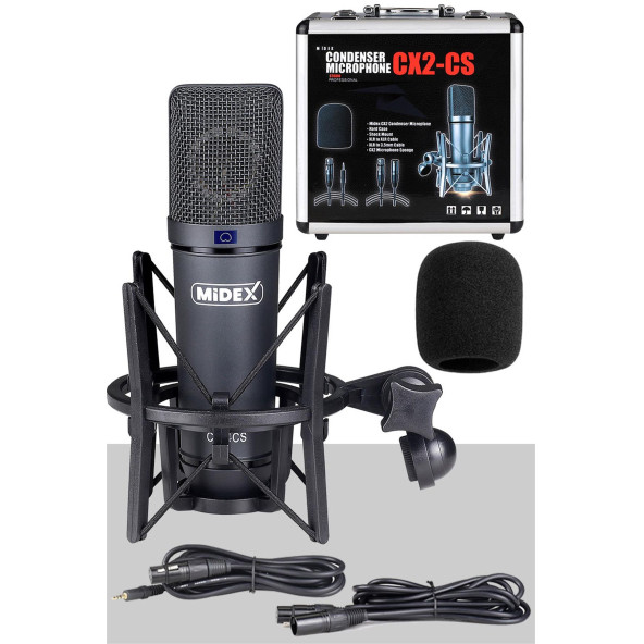 Stüdyo Ekipmanları Exclusive Paket-1 CX2 Mikrofon GLX-700GR Ses Kartı Stüdyo Kayıt Seti - 2