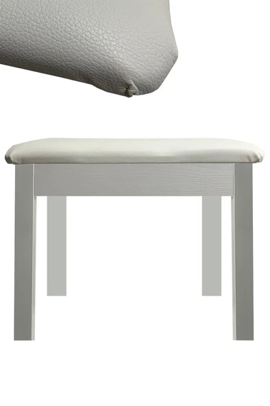 Midex TBX-144WH Üst Kalite Piyano Taburesi Gizli Bölmeli Beyaz Renk (32x54x48) ürün görseli 1