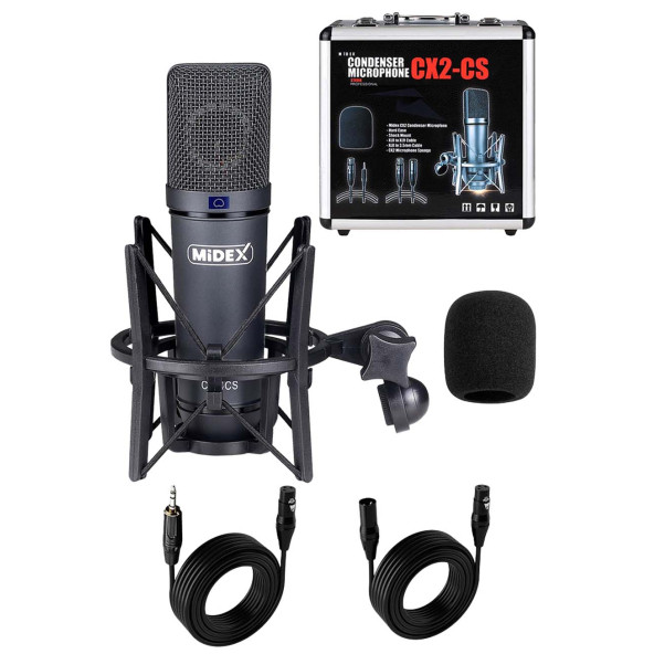 Stüdyo Ekipmanları Exclusive Paket-2 CX2 Mikrofon GLX-700RD Ses Kartı Stüdyo Kayıt Seti - 2
