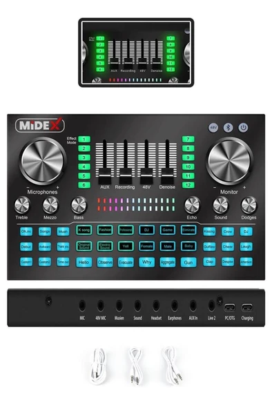 Stüdyo Ekipmanları Private Paket-4 CX2 Mikrofon VS20 Ses Kartı Stüdyo Kayıt Seti - Resim 3