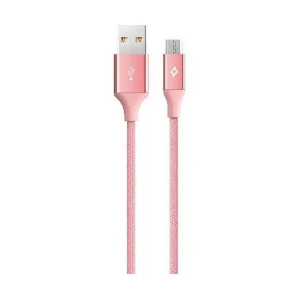 Ttec 2Dk11Ra Alumicable Micro Usb Şarj Kablosu,Roze Altın