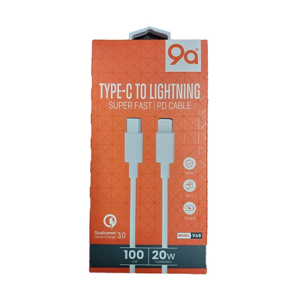 9A Type-C To Lıghtnıng Super Fast Pd Cable ürün görseli 1