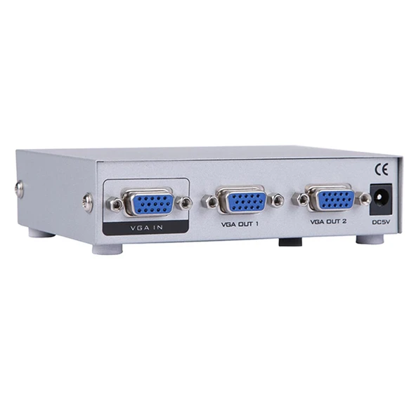 Nivatech Ntc 512 Vga Splitter 2 Port 150 Mhz ürün görseli 1