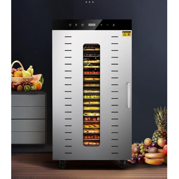 Dalle SS-20H Paslanmaz Çelik Meyve Kurutma Makinası 20 Tepsili - 3