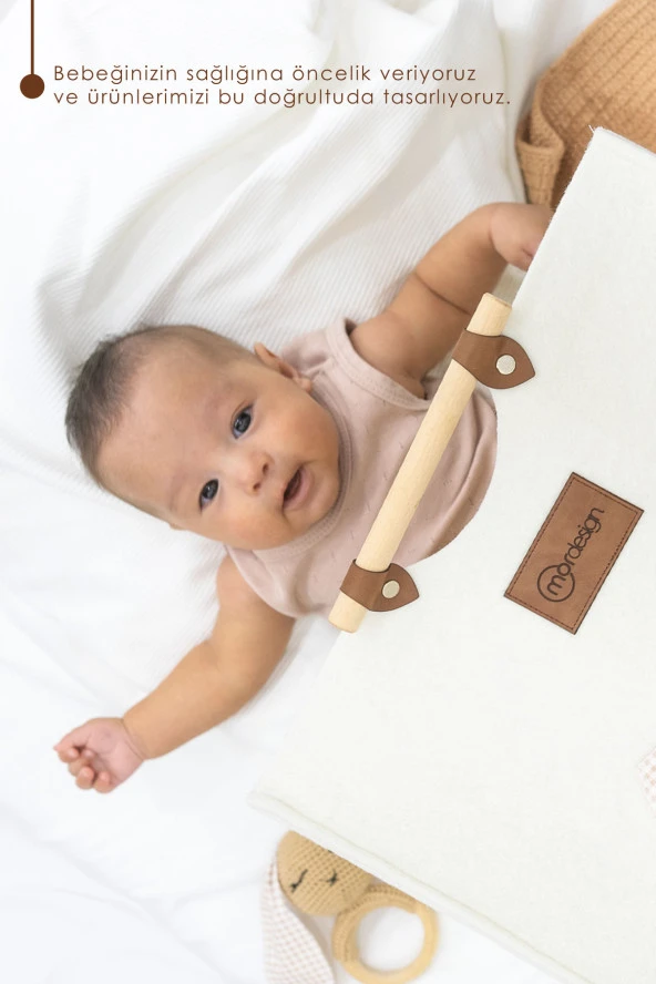 Keçe Çocuk Oyuncak/Kirli Çamaşır Depolama Sepeti, Çok Amaçlı Saklama Sepeti, Morbunny Serisi - 3