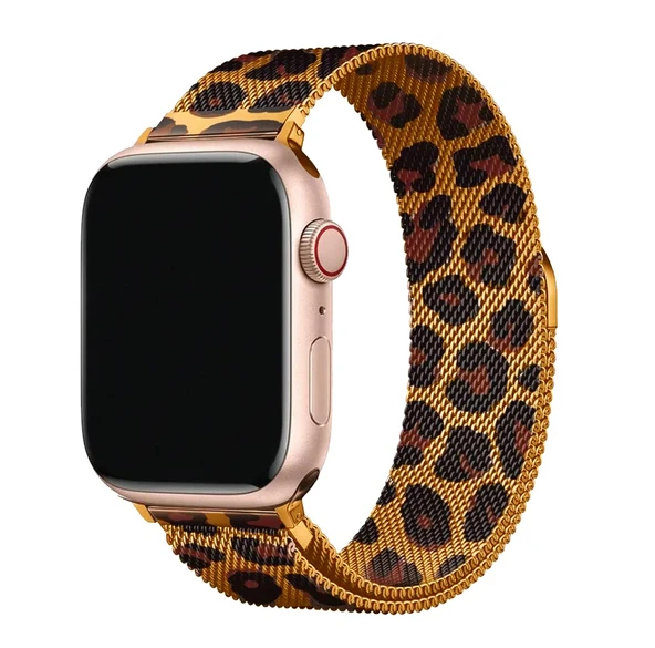 Apple Watch 7 8 45mm Kordon Milano Loop Metal Kordon - 4
