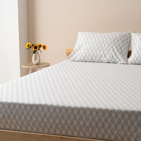 Soley | Mix & Match | Limoges | %100 Pamuklu Tek Kişilik Çarşaf Seti - 2