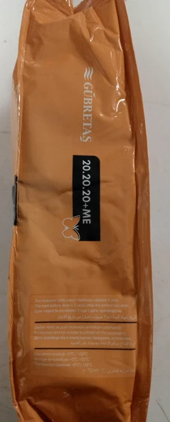 Gübretaş 20.20.20 NPK Ağaç Bitki Meyve Sebze Çiçek Gübre 1 KG - Resim 3