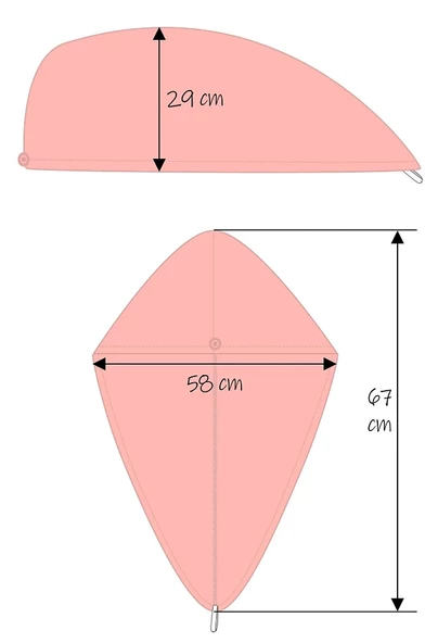 Kalın Mikrofiber Saç Havlusu Plaj Deniz Havuz Bonesi Kurulama Banyo Saç Kurutma Baş Havlusu - 4