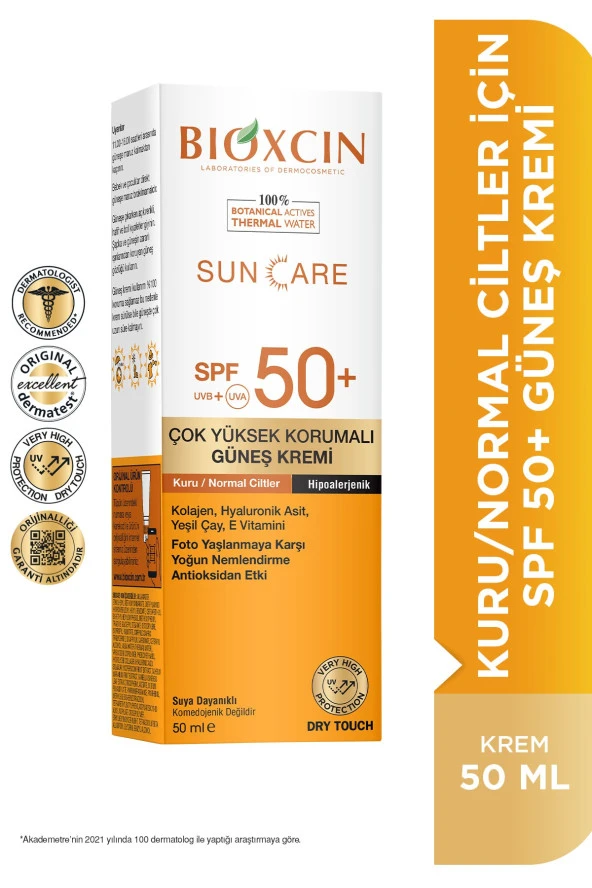 Bioxcin Sun Care Çok Yüksek Korumalı Kuru Ciltler