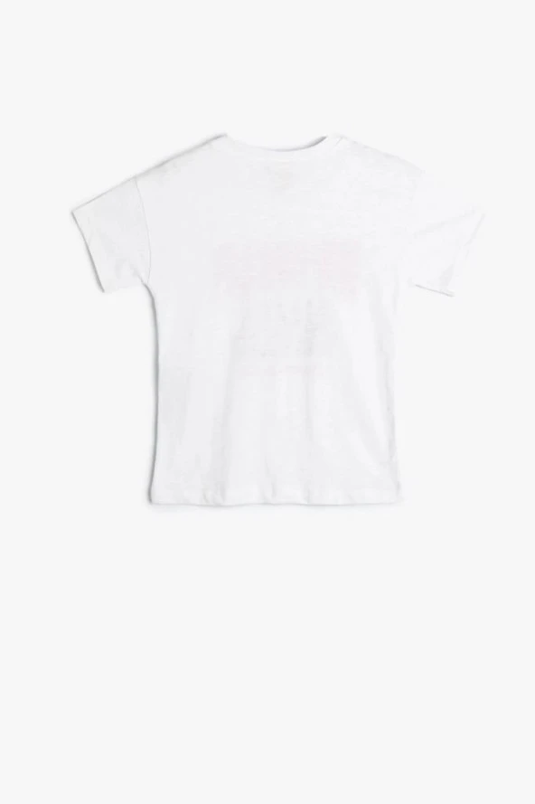 Koton Erkek Bebek Tişört Kısa Kollu Bisiklet Yaka Şehir Baskılı Pamuklu - 2